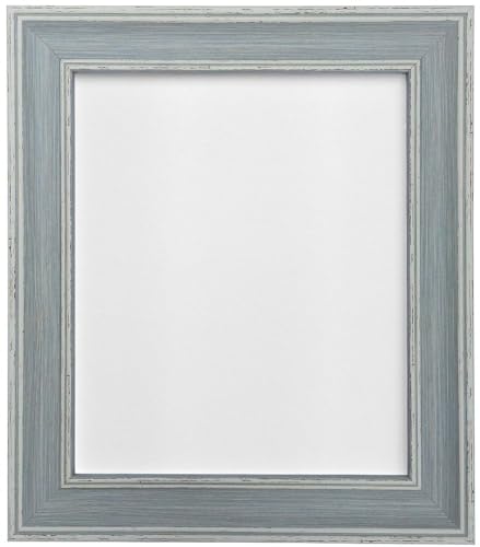 FRAMES BY POST Scandi Vintage Distressed Blue Picture Photo Frame 30 x 24 inch