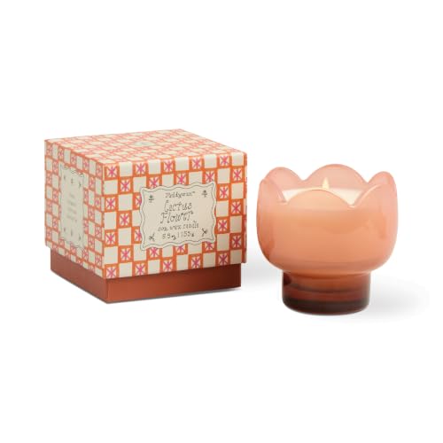 Paddywax Tulip Scented Candle - Cactus Flower - 155g - Shaped Glass Vessel
