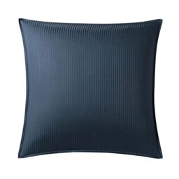 Essix Plain Cotton Satin Pillowcase, Grand Hotel, 65 x 65 cm, Navy Blue