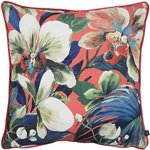 Prestigious Textiles Moorea Polyester Filled Cushion, Cotton, Coral