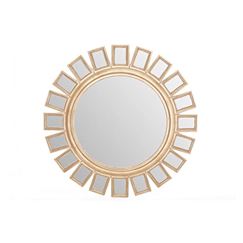 Premier Housewares Wall Mirror/Hanging mirror wall/Sunflower Bathroom Wall Mirrors/Garden Mirrors For Outdoor /W88 x D4 x H88cm.