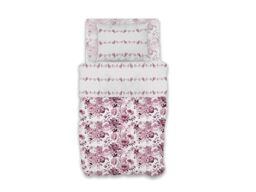 GEMITEX Cotton Bed Set, 100% Cotton, Breathable, Free of Harmful Substances, Certified Quality Standard 100 by OEKO-TEX Confidence in Textile, Single, G20/Fuchsia, Designed in Italy