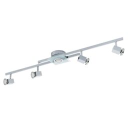 EGLO ceiling light Cerbero, ceiling lamp, chrome steel