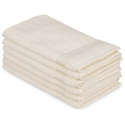 WELL HOME MOBILIARIO & DECORACIÓN Complimentary Towel Set (6 Pieces) Cream