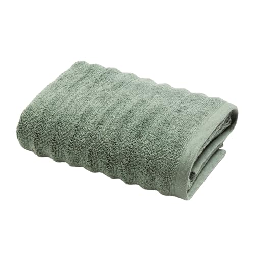 Douceur d'Intérieur, Maya Sage Hand Towel (50 x 90 cm) Terry Cloth 100% Cotton