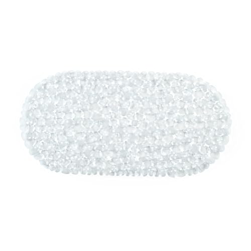 Beldray Anti-Mould Exfoliating Bathmat – Slip-Resistant Bathtub Mat with Integrated Foot Massage Feature, Antibacterial & Anti-Mould Treated, Secure Suction Base with Draining Holes, 70 x 35cm