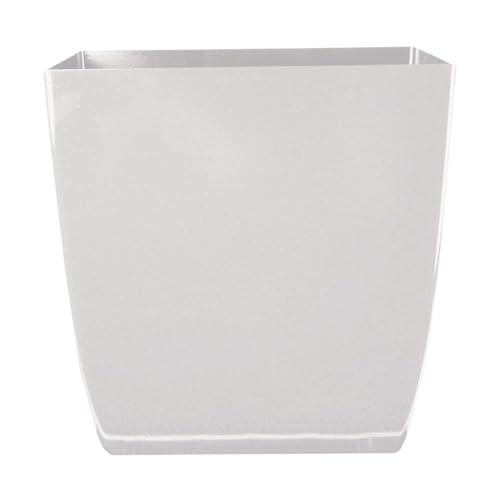 "The HC Companies Planter, Glossy White, 10"""