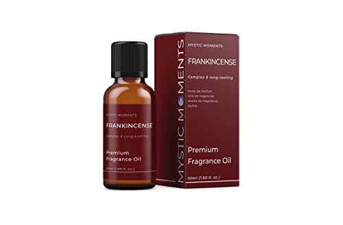 Mystic Moments - Frankincense Fragrance Oil - 50ml - Frankincense notes create a warm resinous scent for candles, soaps, wax melts and diffusers.