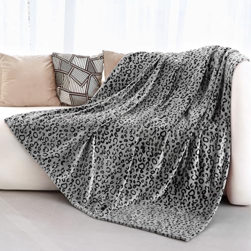 MIBOI Throw Blanket Fleece Big Black Blanket Fuzzy Soft Plush Bed Blanket Queen Size Blankets for Bed
