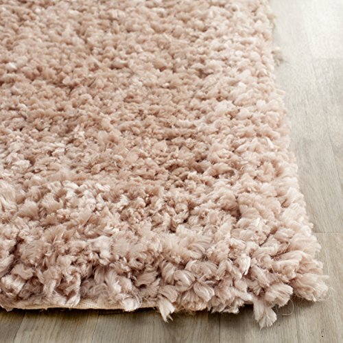 Safavieh Shaggy Indoor Hand Tufted Rectangle Area Rug, Popcorn Shag Collection, SG267, in Beige, 152 X 244 cm for Living Room, Bedroom or Any Indoor Space