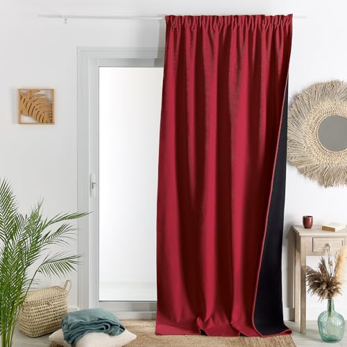HomeMaison.com Insulated Curtain – Thermal Curtain – Blackout Curtain – Opera Curtain – 140 x 260 cm