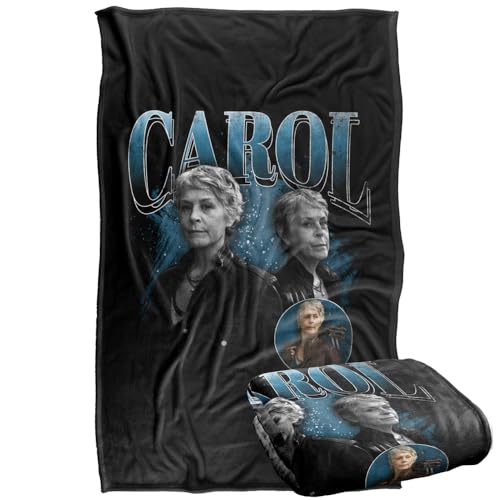 popfunk The Walking Dead Daryl Dixon Carol Homage Silky Touch Super Soft Throw Blanket 91 x 147 Cm