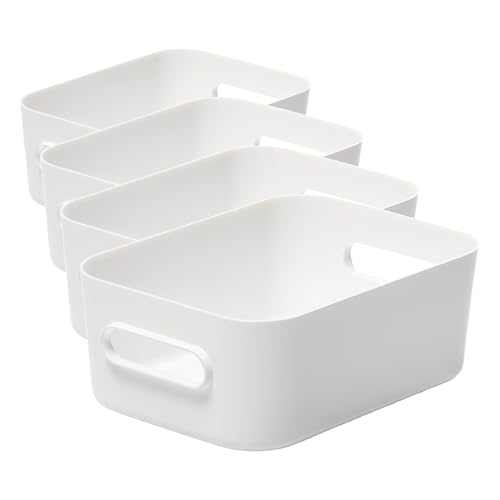 SmartStore - Compact Storage Box S - Small - White (Pack of 4)