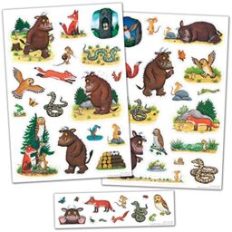 Paper Projects The Gruffalo Vinyl Decor Wall Stickers - Perfect For Decorating Childrens' Bedrooms and Furniture, Multicoloured/Transparent Borders