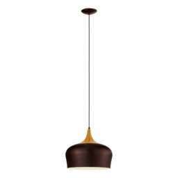Eglo Pendant Light Obregon, 1-Flame Hanging Lamp