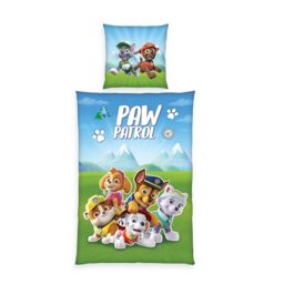 Herding Brandweerman Sam beddengoed - kussensloop 80 x 80 cm met omkeerbaar patroon - dekbedovertrek 135 x 200 cm - met ritssluiting - 100% katoen renforcé