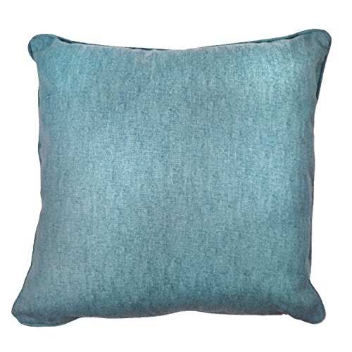 Fusion - Sorbonne - 100% Cotton Filled Cushion - 43x43 cm in Duck Egg