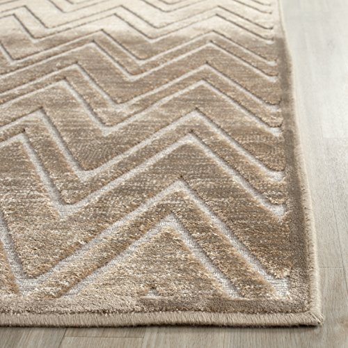Safavieh Transitional Indoor Woven Runner Area Rug, Paradise Collection, PAR356, in Mousse, 66 X 244 cm for Living Room, Bedroom or Any Indoor Space
