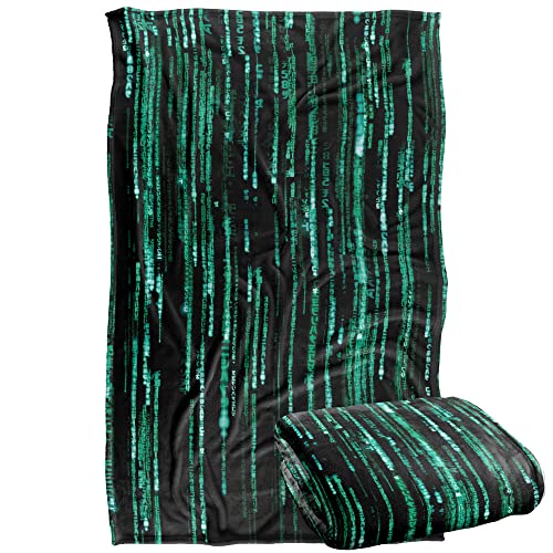 The Matrix Matrix Code Silky Touch Super Soft Throw Blanket 91 x 147 Cm