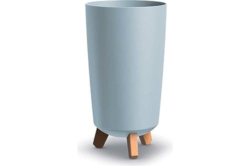 PROSPERPLAST SLIM COVER POT ON LEATHERS DGTL240 GRAY