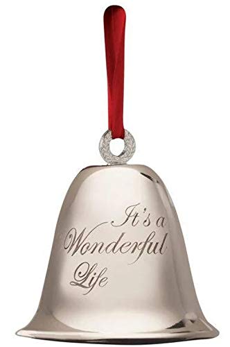 Its a Wonderful Life Bell Christmas Decoration Souvenir Keepsake Ornament in a Bedford Falls Gift Box
