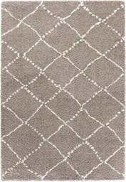 Mint Rugs Hash Soft Fluffy Diamond Pattern (100% Polypropylene, Suitable for Underfloor Heating, Robust), and Colours Hash. 120x170 cm Beige Cream