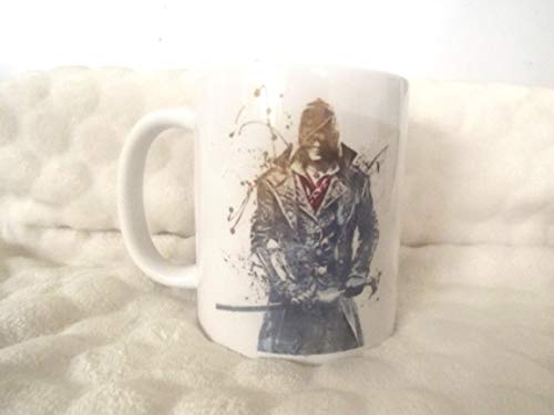 Assassins Creed Dash Paint Inspired 11oz Ceramic Mug Gift Xmas Birthday Christmas Fathers Day Mothers Day