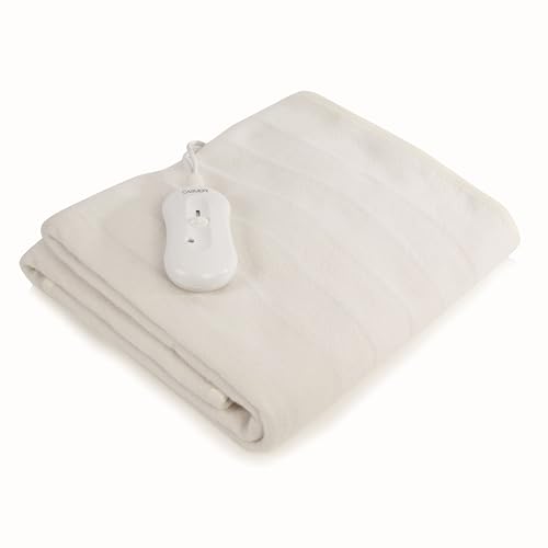 Carmen Single Heated Under Blanket with Overheat Protection, 35W, 135 x 65cm, White, C81195