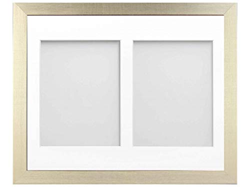 Frame Company Simpson Gold Multi Aperture Photo Frame, 14x11 for 8x6 inch (x2)