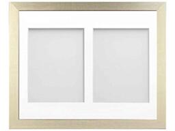 Frame Company Simpson Gold Multi Aperture Photo Frame, 14x11 for 8x6 inch (x2)