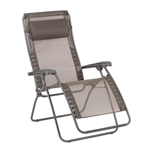 Lafuma Rsxa Clip Batyline® Iso Relax Zero Gravity Armchair Chair Graphite Brown