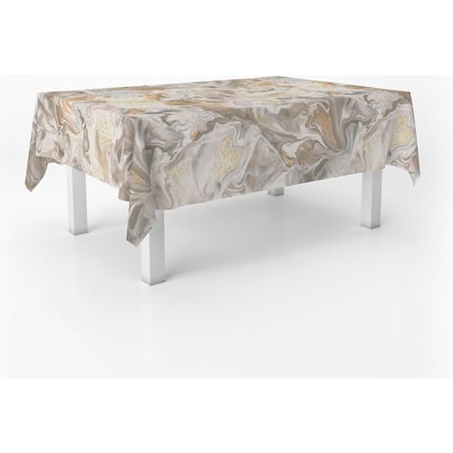 ECOMMERC3 - Oilcloth Tablecloth Rectangular Table Size 300 x 140 cm Style, Durability and Easy Cleaning for Your Table ??? Stain Resistant and Waterproof Oilcloth Tablecloth