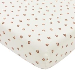 Meyco Fitted Sheet 60 x 120 cm Jersey Fitted Sheet Mini Panther - 100% cotton, Oeko Tex certified, fitted sheet, all-round elastic band, breathable and skin-friendly