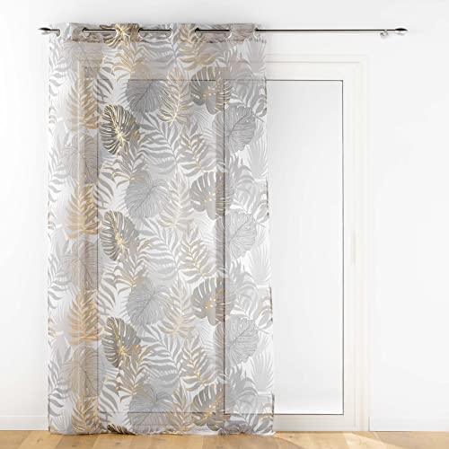Douceur d'Intérieur, Mogador Eyelet Curtains 140 x 240 cm