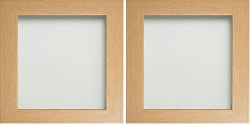 Frame Company Watson Range Beech 12x8 inch Picture Photo Frame *Choice of Sizes* (Pack of 2)
