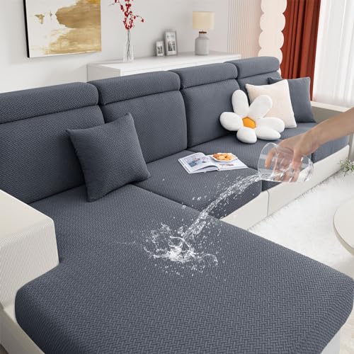 hyha Waterproof Couch Cushion Covers, Stretch Magic Sofa Covers