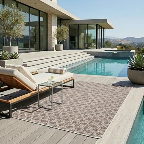 Tadi & Imperio1979 Outdoor Rug Decorative Terrace Rug Garden Beach Rug