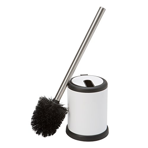 Bath Bliss Toilet-Brushes, Iron, White, 1 Pack