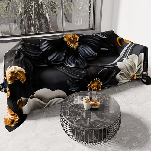 PETTI Artigiani Italiani - Spring Summer Single Bedspread Lightweight Single Bed Sheet Bedspread Floral 05-6 100% Made in Italy
