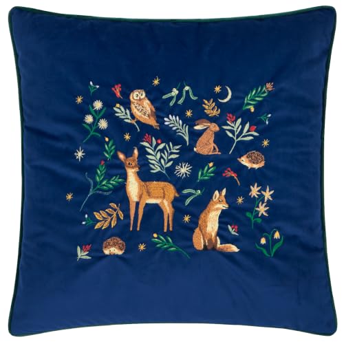 furn. Berry Woods Cushion Cover (Navy - 45x45cm)