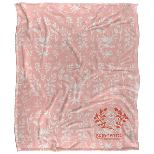 Bridgerton Heart Rings And Ribbon Silky Touch Super Soft Throw Blanket 152 X 127 Cm