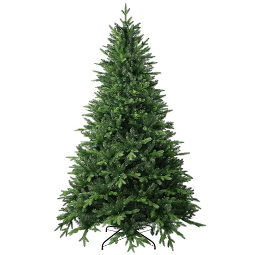 Treepool Christmas Tree, Polyvinyl Chloride, Green, 7 FT-1971Tips Unlit