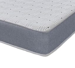 eXtreme comfort ltd Single Spring & Memory Foam Mattress. Spring Single Mattress With Memory Foam Layer, 3ft x 6ft3, Standard Sized UK Single Mattress (Grey Border)