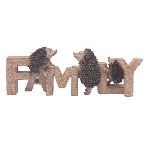 The Leonardo Collection Prickles Hedgehog Family Home Decor Figurine - Beautiful Design, Fine Detailing, Stable Base, Display Ready, Ideal for Home and Office Decor, Gift Choice