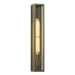 Astro Harvard 500 Outdoor Wall Light - IP44 Rated - (Natural Brass), LED E27/ES Lamp, Designed in Britain - 1402006-3 Years Guarantee