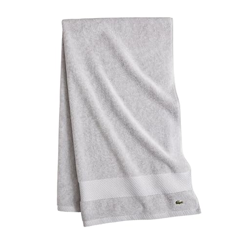 "Lacoste Heritage Supima Cotton Bath Towel, Microchip, 30"" x 54"""