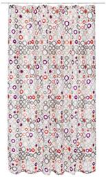 Spirella Lifestyle-Spiaggia Textile Curtain Multicoloured-180 1117521, White, Standard