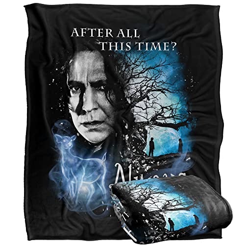 HARRY POTTER Always Officially Licensed Silky Touch Super Soft Throw Blanket 152 x 127 cm