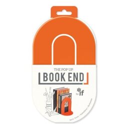 IF The Pop Up Book End, Folds Flat, Single Bookend, Mix & Match - Orange
