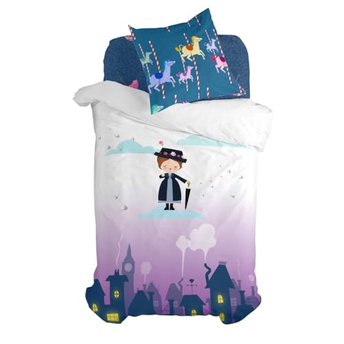 HappyFriday Mr Fox Nanny Duvet Cover Set Multicolor 80 Bed 2 Pieces
